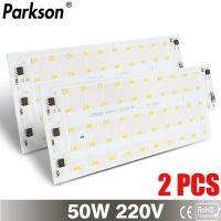 ราคา 2Pack LED Lamp LED Chip AC 220V 240V 50W with Smart IC SMD 2835 For DIY Floodlight Spotlight Searchlight grow light (20886940441)