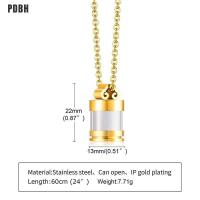 ราคา PDBH Fashion Store จี้หลอดแก้วใส่เถ้ากระดูกสำหรับผู้ชายผู้หญิงสร้อยคอเครื่องประดับที่ระลึกระลึกใสรูปทรงกลวง (18960107782)