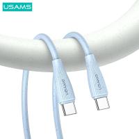 ราคา USAMS 30W USB C to Lightning Charger Cord 60W USB C Fast Charging Cable iPhone Charging Data Cable PVC Durable Cable 1m for iPhone Xiaomi Huawei Oppo Vivo (22443354728)