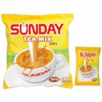 ราคา SUNDAY MIX TEA 3 in 1 ผงชานม ชาสำเร็จรูปชานมพม่า หอมนม รสอร่อย 30ซอง ใน1ถุง (10027670553)