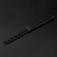 ราคา Arts Practice Butterfly Knife Portable Steel Metal Folding Butterfly Knife for Practicing Flipping Tricks JO TH (21747510273)