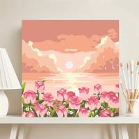 ราคา ระบายสีตามเลข 20 20 ซม ระบายสีตามตัวเลข จิตรกรรมสีน้ํามันดิจิตอล DIY ระบายสีตามตัวเลข DIY (22465359345)