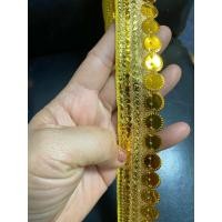 ราคา ยกม้วน9เมตร ดิ้นสีแต่งเหรียญ เทปทองตกแต่ง ริบบิ้นทอง หน้ากว้าง3ซม (22275172157)