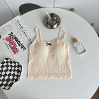 ราคา เสื้อสายเดี่ยวผู้หญิงแฟชั่นแต่งลูกไม้ เสื้อซับในผู้หญิง เสริมฟองน้ำในตัว งานผ้าร่องเนื้อนิ่ม Free Size (22277720659)