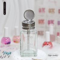 ราคา พร้อมส่งทุกวันขวดปั๊ม ขวดแก้ว หัวปั๊มโลหะ สำหรับใส่น้ำยาล้างเล็บ ล้างพู่กันได้ ใช้งานสะดวก (21378920121)