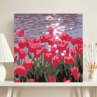 ราคา ระบายสีตามเลข 20 20 ซม ระบายสีตามตัวเลข จิตรกรรมสีน้ํามันดิจิตอล DIY ระบายสีตามตัวเลข DIY (22465359347)