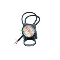 ราคา ไฟตาแมวรถมอเตอร์ไซค์ ไฟเลี้ยว DIY ไฟ LED Daylight JZD 23MM รุ่นใหม่ระบบไฟ RGB ไฟกระพริบ ขายเป็นคู่ (21825223851)