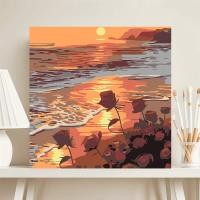 ราคา ระบายสีตามเลข 20 20 ซม ระบายสีตามตัวเลข จิตรกรรมสีน้ํามันดิจิตอล DIY ระบายสีตามตัวเลข DIY (22465359346)