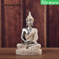 ราคา Amazing Store Croix รูปปั้นขนาดเล็กหินทรายพระพุทธรูป Hiasan Interior ของชาวพุทธ (22252764121)