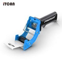 ราคา แท่นตัดเทปมือเดียว รุ่น PS 8052 มีด้ามจับ 4 สี ฟ้า ขาว ส้ม เหลือง PROSUN Tape ที่ตัดเทป OPP มีด้ามจับ tape cutter (22503629829)