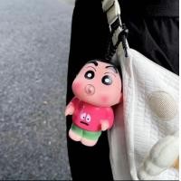 ราคา สกุชชี่ชินจังเป่าโป่ง พวงกุญแจห้อยกระเป๋า พวงกุญแจชินจัง พ่วงชินจังเป่าหมากฝรั่ง popmart official (22356225422)