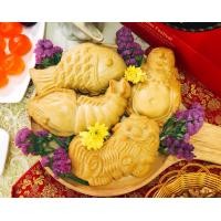 ราคา ขนมตุ๊กตามงคล คละลาย 3 ตัว Variety of fortune symbolic mooncake set of 3 pieces (20251388344)