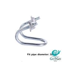 ราคา GotGo อุปกรณ์ที่ล็อคท่อเหล็ก รูปตัวยู ตัวล็อคเหล็ก ใช้ในฟาร์ม แคลมป์รัดท่อ Galvanized Steel Pipe Clip (21256567682)