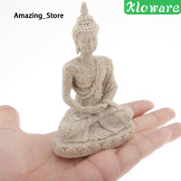 ราคา Amazing Store Croix รูปปั้นขนาดเล็กหินทรายพระพุทธรูป Hiasan Interior ของชาวพุทธ (22252764118)