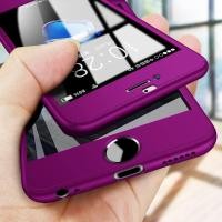ราคา Luxury 360 Full Cover Case For iPhone 7 8 6 6s Plus 5 5s SE Protective Cover For iPhone XS Max XR 7 8 Plus Phone Case With Glass (7791214176)