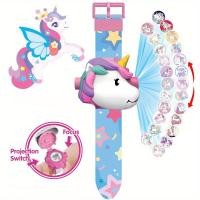 ราคา Kegllect Kids Digital Dinosaur Projection Watch Cartoon Dinosaur Pattern Projector Educational Toy Projection Watches for Toddlers (21856146332)