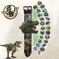ราคา Kegllect Kids Digital Dinosaur Projection Watch Cartoon Dinosaur Pattern Projector Educational Toy Projection Watches for Toddlers (21856146327)