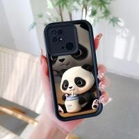 ราคา เคส Redmi NOTE 10 PRO 8 13 Pro 12 10C 4G 5G น่ารักๆ Panada แพนด้ายักษ์การ์ตูนอะนิเมะน่ารักซิลิโคนป้องกันการตกคู่สาว (22565800704)