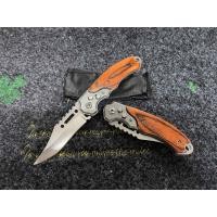 ราคา MODEL A101 มีดพับสปริง ดีดไว ด้ามไม้ สีน้ำตาลแดง ขนาด 8 นิ้ว (19500840494)