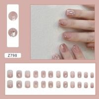 ราคา PPHOO เล็บปลอม พร้อมส่ง Z สีสวย กันน้ำ สำเร็จรูป แถมกาวติดเล็บ (21471919190)