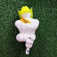 ราคา ตุ๊กตามิชลิน 6 นิ้ว ตัวจิ๋ว ท่าไชว่ห้าง หมวกเหลือง ราคาถูก 90 บาท พร้อมขายึด (4023268293)