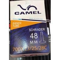 ราคา ยางในจักรยาน Camel 700X23 25 28C 48mm Schrader (560950640)