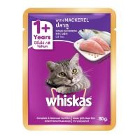 ราคา Whiskas pouch อาหารเปียก แมว วิสกัส เพาซ์ อาหารแมวเปียก ขนาด 80 85 g แบ่งขาย 6 ซอง (21419662839)