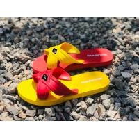 ราคา รองเท้าแตะแบบสวม สีทูโทน (22124218378)