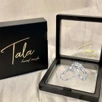 ราคา ทาลาแพลทินัม18K ทำมือเพชรแต่งงานแหวนคู่วาเลนไทน์ (22272740409)