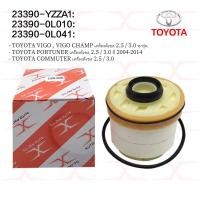 ราคา TOYOTA กรองโซล่า 23390 0L041 กรองดีเซล VIGO วีโก้ FORTUNER COMMUTER รถตู้ 23390 YZZA1 (10698332947)