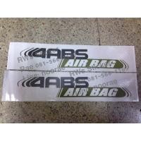 ราคา สติ๊กเกอร์แบบดั้งเดิมรถ สำหรับติดข้างประตูรถ MITSUBISHI STRADA คำว่า 4ABS AIRBAG ติดรถ แต่งรถ sticker สตาด้า (8929088064)