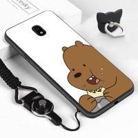 ราคา สำหรับ Samsung Galaxy J7 Pro J7 2017 j730 กันกระแทกปลอกยางน่ารักอ่านหนังสือการรับประทานอาหารคุกกี้สีน้ำตาลสีขาวโง่หมี softcase ซิลิโคนอ่อนนุ่มโทรศัพท์ Case ปก แหวนนิ้ว เชือกเส้นเล็ก (2445994582)