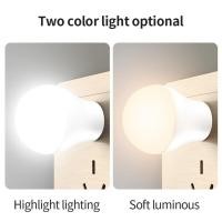 ราคา 1pc USB Light โคมไฟอ่านหนังสือมินิ LED Night Light Power Bank คอมพิวเตอร์แบบชาร์จไฟได้ Eye Protection Reading Light (22638947625)