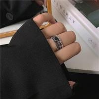 ราคา BAC แหวนสามชั้นลาย Love Retroแหวนใส่นิ้วโป้งรูปหัวใจ (9736563837)