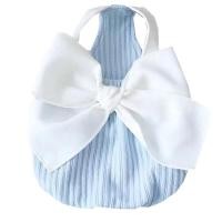 ราคา เสื้อผ้าสุนัข Jianjia28สไตล์เกาหลีผ้าเสื้อเชิ๊ตปอมเมอเรเนียนฤดูร้อนมีโบว์สีขาวขนาดใหญ่ (18989669426)