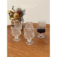 ราคา แก้วลายผีเสื้อ แก้วไวน์ ถ้วยน้ำพระขนาดจิ๋ว แก้วไห้วพระ 40ML No 3756 (22409869874)