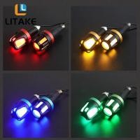 ราคา ไฟสัญญาณเลี้ยว LED ติดปลายแฮนด์มอเตอร์ไซค์ไฟบาร์มือจับปลั๊กด้านข้าง (12787980897)