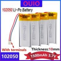 ราคา Portable 3 7V 1500mAh Li polymer Battery 102050 Cell Li Po Rechargeable Batteries For MP3 MP4 GPS Bluetooth Headset POS Machines (22366735210)