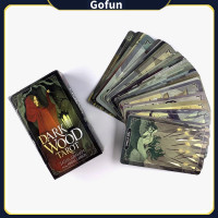ราคา ไพ่ยิปซี ไพ่ทาโรต์ พร้อมส่ง New 78 Deck dark wood Tarot ไพ่ยิปซีการ์ตูนน่ารัก (22285678588)