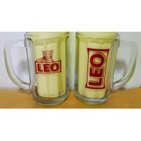 ราคา แก้วเบียร์ลีโอ550ML เซท2ใบ สกรีน2ด้าน สูง14ซม ปากกว้าง 8 ซม สวยงาม น่าใช้ น่าสะสมหรือเป็นของขวัญ (22040363533)