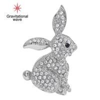 ราคา ชุดเดรสปักหมุดปักเลื่อมลายกระต่ายประกายเข็มกลัดรูปทรงแบบสร้างสรรค์เสื้อโค้ทผ้าคลุมไหล่ชุดเป็นของขวัญเครื่องประดับ (20638552415)