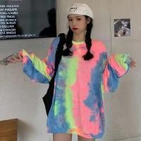 ราคา เสื้อสเวตเตอร์แขนยาวลายมัดย้อม เสื้อมัดย้อมแขนยาวคอกลม เสื้อมัดย้อมแขนยาวสเวตเตอร์ (13480166959)