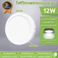 ราคา โคมไฟติดเพดาน ติดลอย โคมไฟดาวไลท์ led 6W 12W 18W 24Wทรงกลม ทรงเหลี่ยม แสงขาว ไฟเพดานบ้าน led 220v (22120988897)