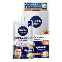 ราคา ส่งฟรี Nivea Men ครีมนีเวียเมน เซรั่ม ชนิดซอง ยกกล่อง 6 ซอง (22442388940)