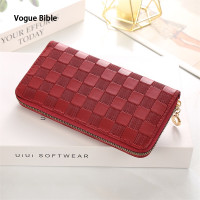 ราคา กระเป๋าสตางค์ยาวความจุขนาดใหญ่ไบเบิล Vogue บัตรหลายใบโทรศัพท์อเนกประสงค์สไตล์เกาหลีเหมาะสมสำหรับผู้หญิง (22205844024)
