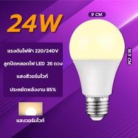 ราคา รับประกัน 2 ปี หลอดไฟ LED e27 ขั้วหลอดบับ ไฟ led220v สว่างมาก หลอดไฟปิงปอง5W7W9W13W15W18W24W แสงวอร์ม แสงขาว มีมอก หลอดไฟขั้วเกลียว (22099788016)