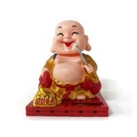 ราคา ตุ๊กตาพลังงานแสงอาทิตย์ อุปกรณ์ตกแต่งภายในรถยนต์ ตุ๊กตาหน้ารถ นั่งสวดมนต์ (22157142654)