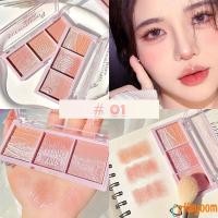 ราคา Keyoom บลัชออน อายแชโดว์ ไฮไลท์ เนื้อมุกธรรมชาติ 3 สี 3 ช่อง เนื้อฝุ่น ประกายชิมเมอร์ Blush Eyeshadow (22312721213)