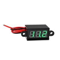 ราคา Foriot เครื่องวัดแรงดันไฟฟ้าแบบดิจิตอลขนาดเล็ก0 28นิ้วสองสาย3 0V 30V DC จอแสดงผลเครื่องวัดแรงดันไฟฟ้ากันน้ำมิเตอร์เครื่องทดสอบแรงดันไฟฟ้า (17413311832)