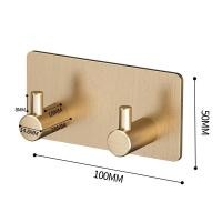 ราคา ตะขอ ตะขอแขวน ตะขอสแตนเลส ตะขอติดผนัง ที่แขวน ตะขอแปะผนัง ติดผนังไม่ต้องเจาะ สแตนเลส (21290006251)